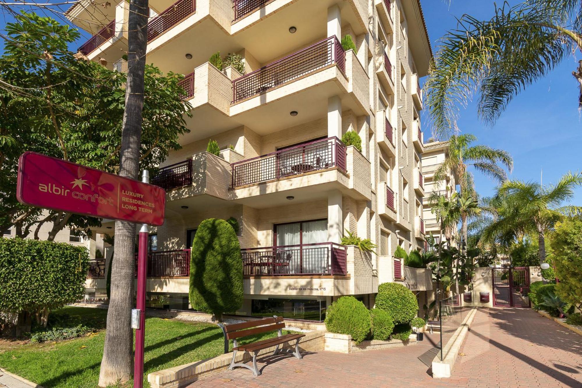 Apartamentos Albir Confort - Avenida 1 Dorm El Albir Eksteriør billede